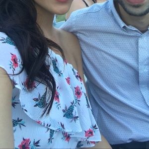 Club Monaco Maxi White Floral Dress Size 00